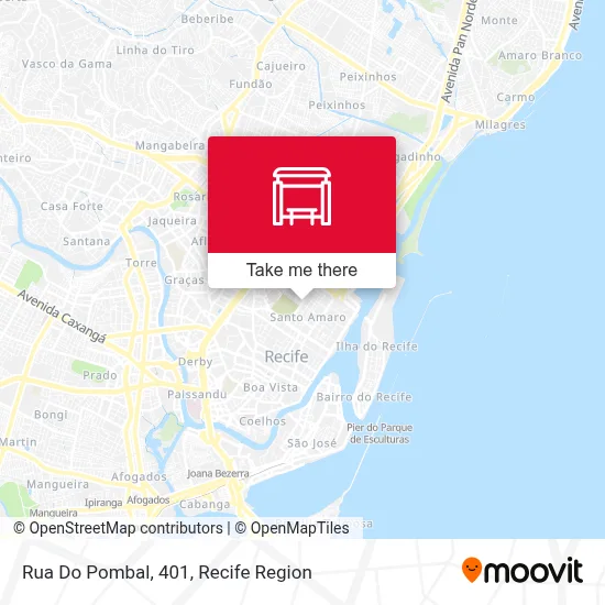 Rua Do Pombal, 401 map