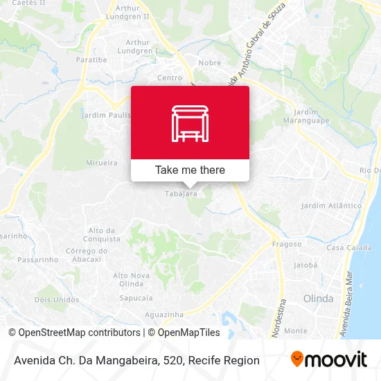 Avenida Ch. Da Mangabeira, 520 map