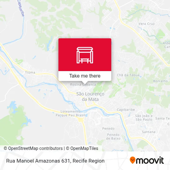 Rua Manoel Amazonas 631 map