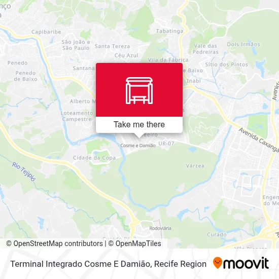 Terminal Integrado Cosme E Damião map