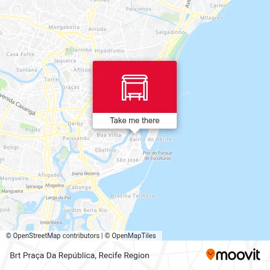 Brt Praça Da República map