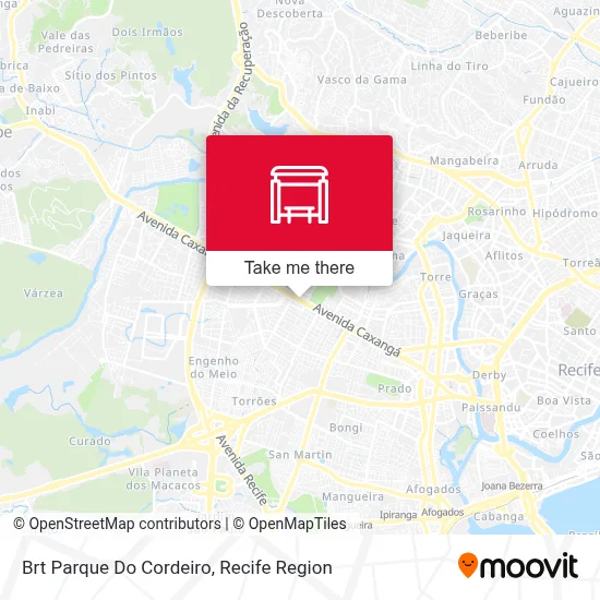 Brt Parque Do Cordeiro map