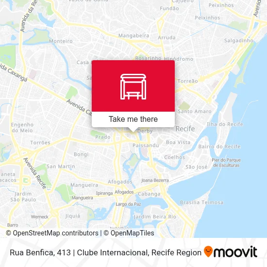 Rua Benfica, 413 | Clube Internacional map