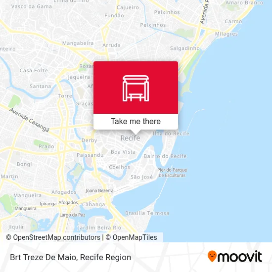 Brt Treze De Maio map