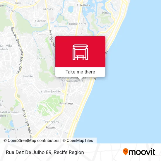 Rua Dez De Julho 89 map