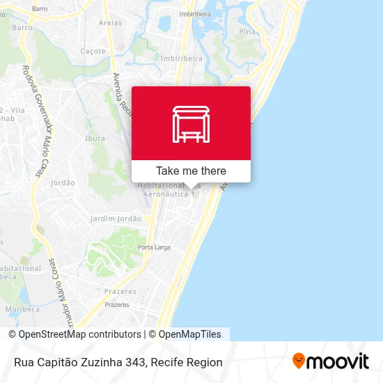 Rua Capitão Zuzinha 343 map