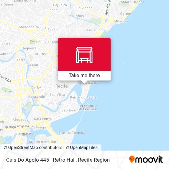 Cais Do Apolo 445 | Retro Hall map