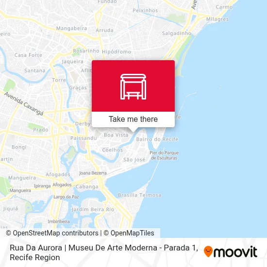 Rua Da Aurora | Museu De Arte Moderna - Parada 1 map