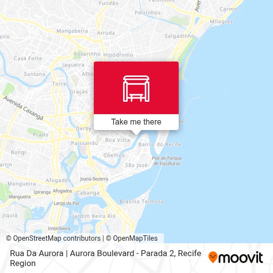 Rua Da Aurora | Aurora Boulevard - Parada 2 map