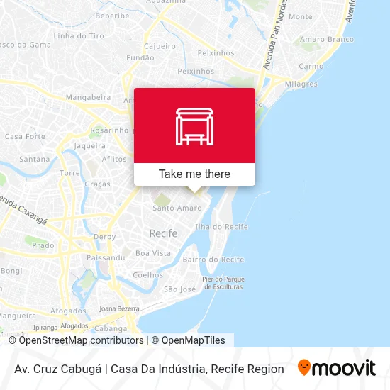 Av. Cruz Cabugá | Casa Da Indústria map