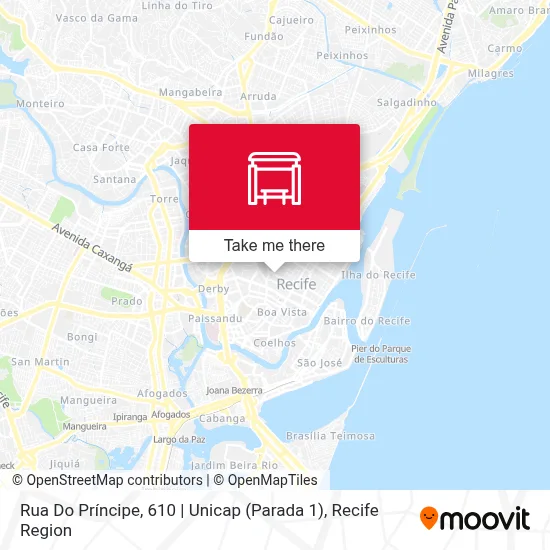 Rua Do Príncipe, 610 | Unicap (Parada 1) map