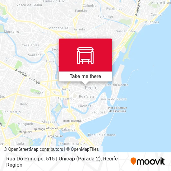 Rua Do Príncipe, 515 | Unicap (Parada 2) map
