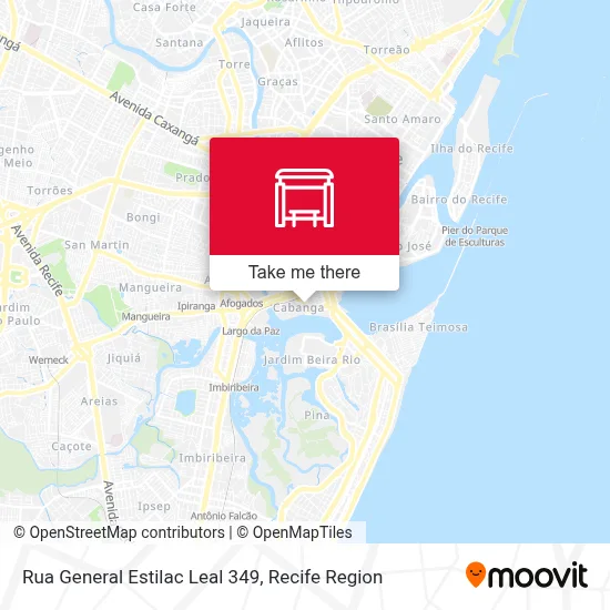 Rua General Estilac Leal 349 map