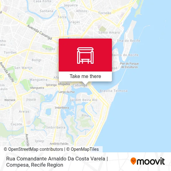 Rua Comandante Arnaldo Da Costa Varela | Compesa map