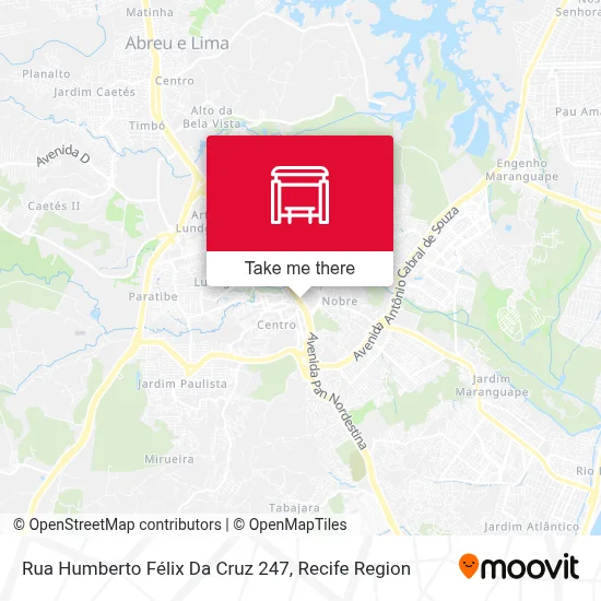 Rua Humberto Félix Da Cruz 247 map