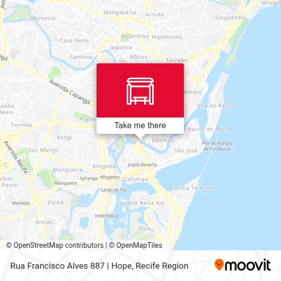 Rua Francisco Alves 887 | Hope map
