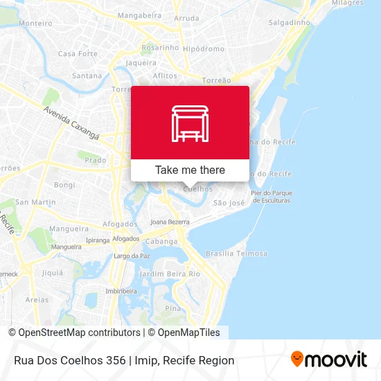 Rua Dos Coelhos 356 | Imip map
