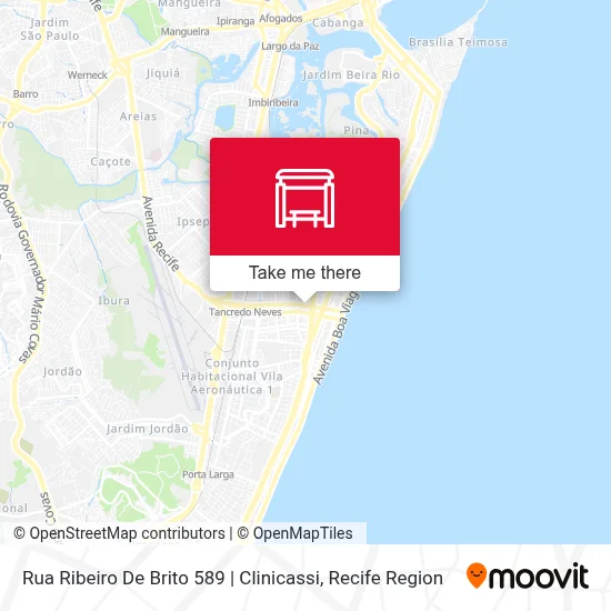 Rua Ribeiro De Brito 589 | Clinicassi map