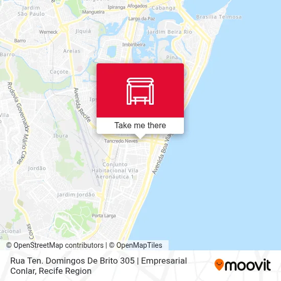 Rua Ten. Domingos De Brito 305 | Empresarial Conlar map