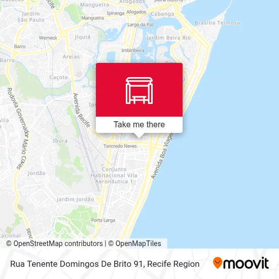Rua Tenente Domingos De Brito 91 map