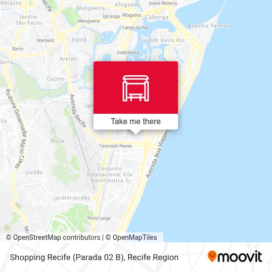 Shopping Recife (Parada 02 B) map