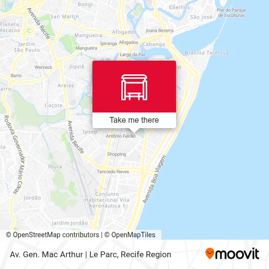 Av. Gen. Mac Arthur | Le Parc map