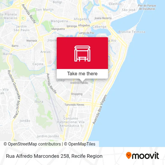 Rua Alfredo Marcondes 258 map