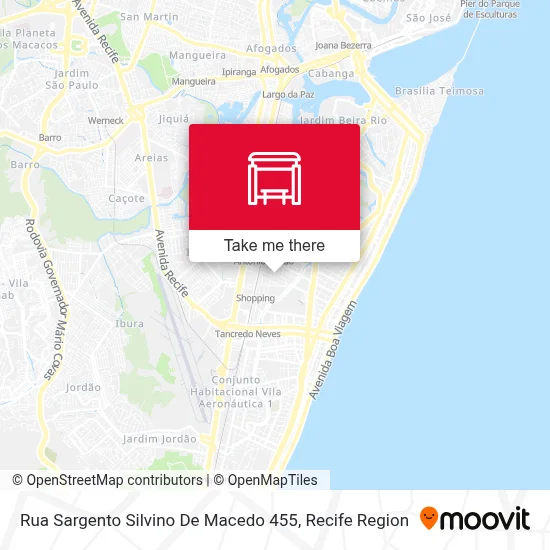 Rua Sargento Silvino De Macedo 455 map