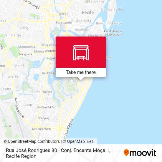 Rua José Rodrigues 80 | Conj. Encanta Moça 1 map