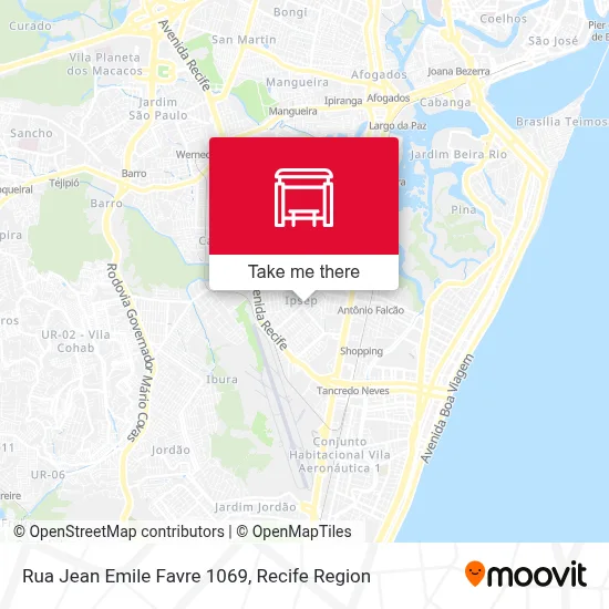 Rua Jean Emile Favre 1069 map