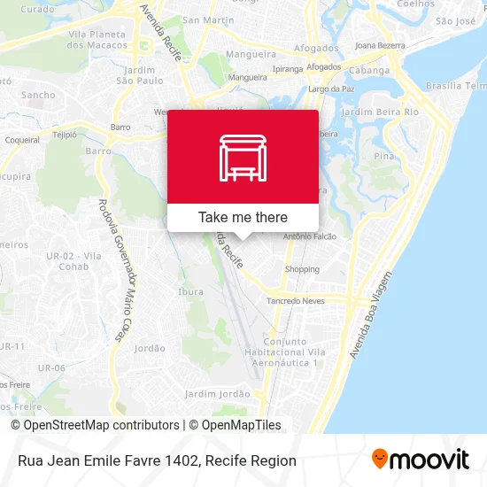 Rua Jean Emile Favre 1402 map