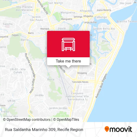 Rua Saldanha Marinho 309 map