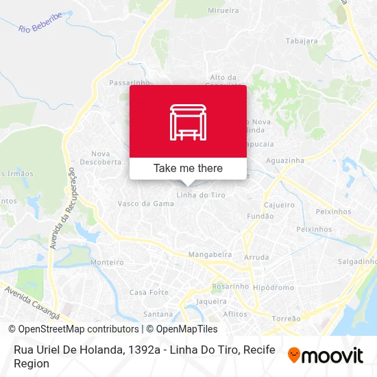 Rua Uriel De Holanda, 1392a - Linha Do Tiro map