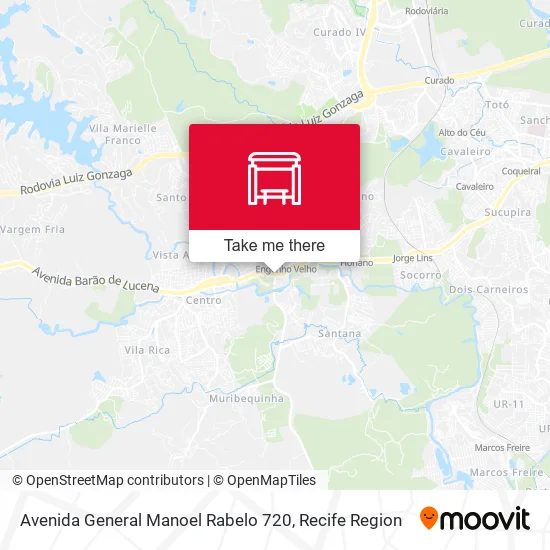 Avenida General Manoel Rabelo 720 map