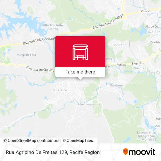 Rua Agripino De Freitas 129 map