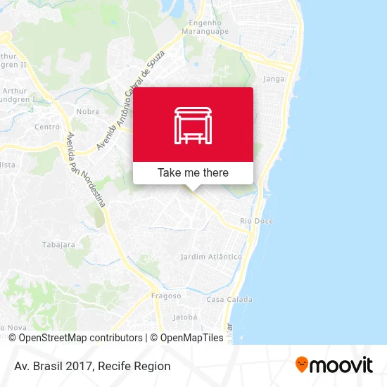 Av. Brasil 2017 map