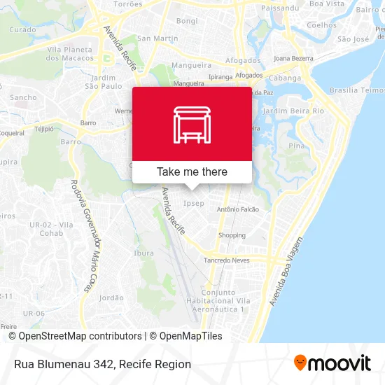 Rua Blumenau 342 map