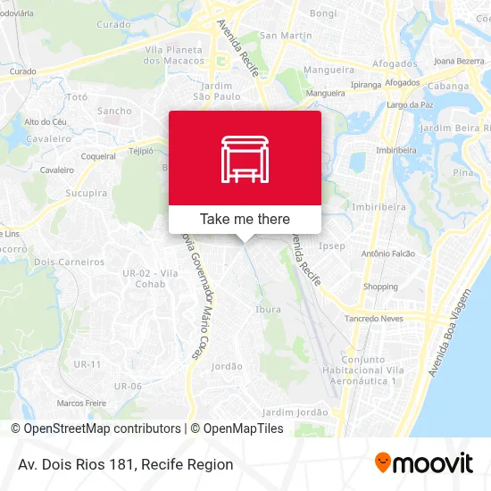 Av. Dois Rios 181 map