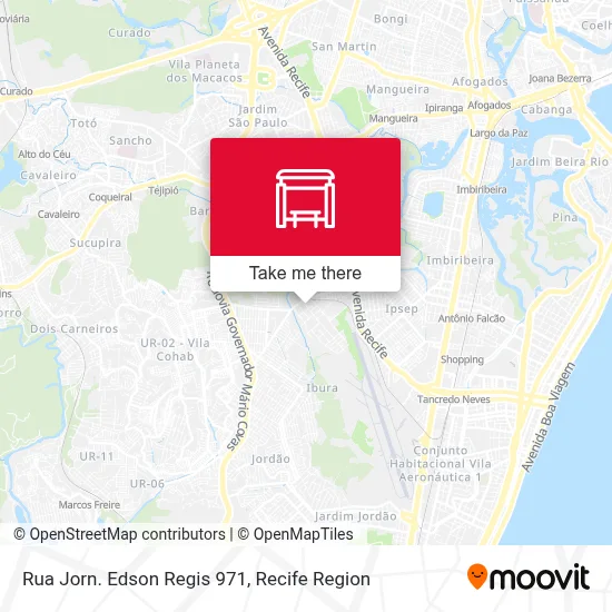 Rua Jorn. Edson Regis 971 map