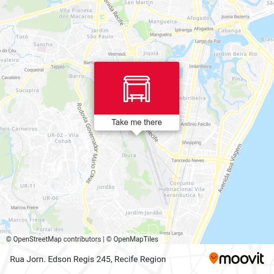 Rua Jorn. Edson Regis 245 map