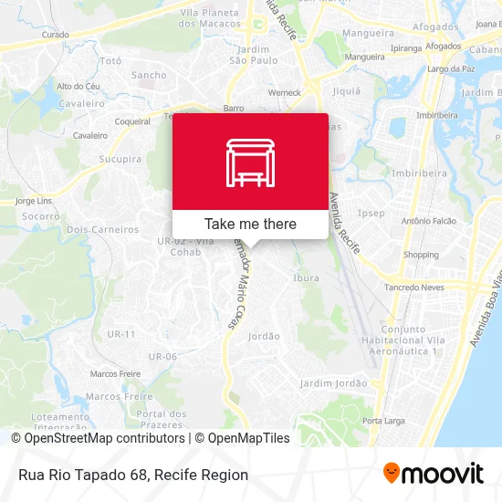 Rua Rio Tapado 68 map