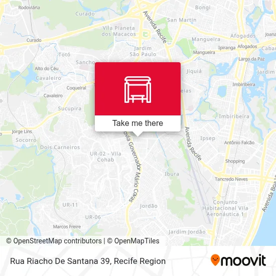 Rua Riacho De Santana 39 map
