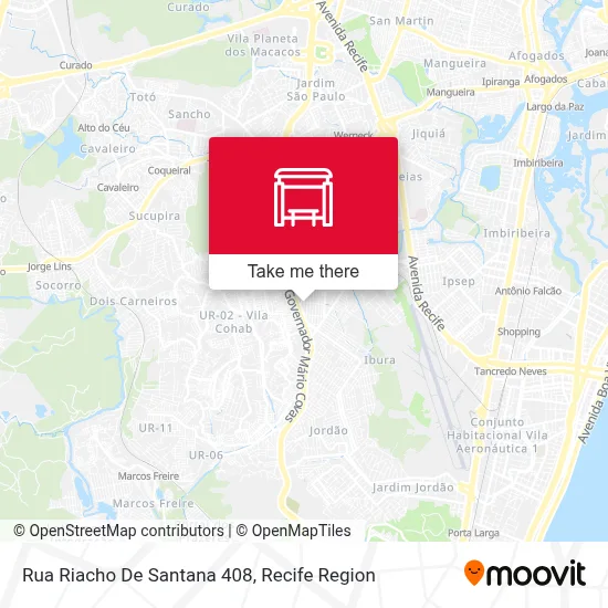 Rua Riacho De Santana 408 map