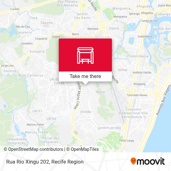 Rua Rio Xingu 202 map