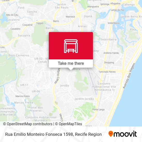Rua Emílio Monteiro Fonseca 1598 map
