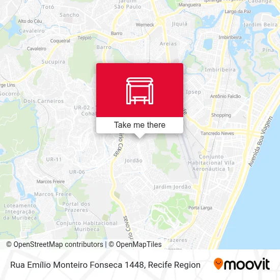 Rua Emílio Monteiro Fonseca 1448 map