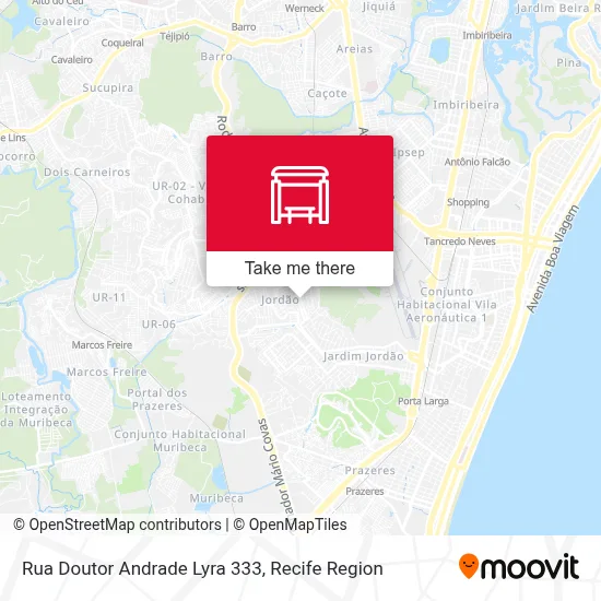 Rua Doutor Andrade Lyra 333 map