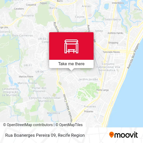 Rua Boanerges Pereira 09 map
