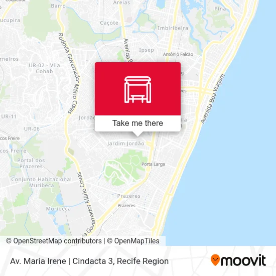 Av. Maria Irene | Cindacta 3 map