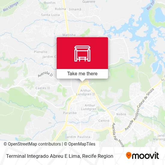 Terminal Integrado Abreu E Lima map
